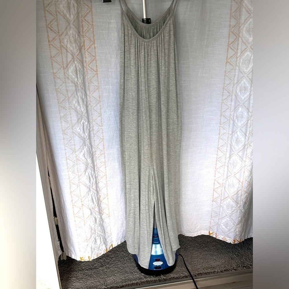 Antistar grey jersey tank top jumpsuit looks like a Free People onesie!